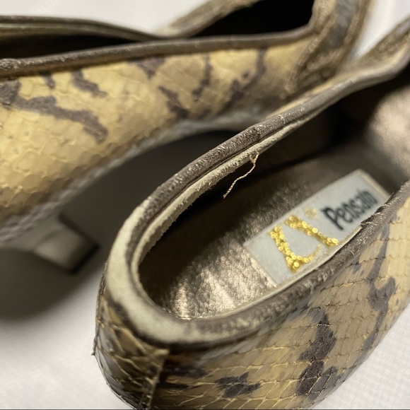 FERNANDO PENSATO LEATHER HEELS - Picture 7 of 7